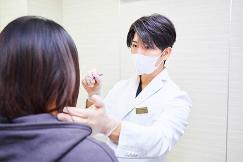 診察の様子