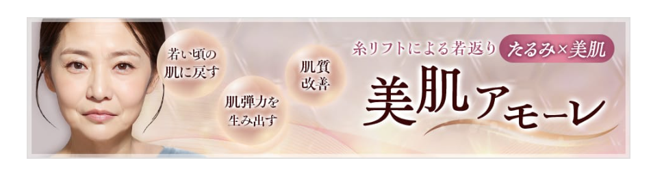 はじめての美肌アモーレ 価格 プチ整形や皮フ科メニューを受けた方も！